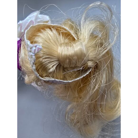 Vintage 1989 My First Princess Barbie Original White Iridescent Gown - Picture 7 of 8